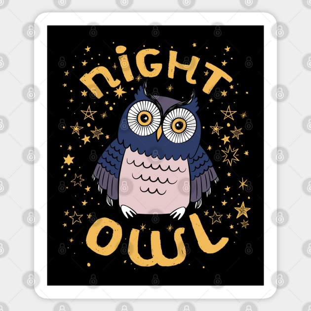 Night Owl Sticker by voidea